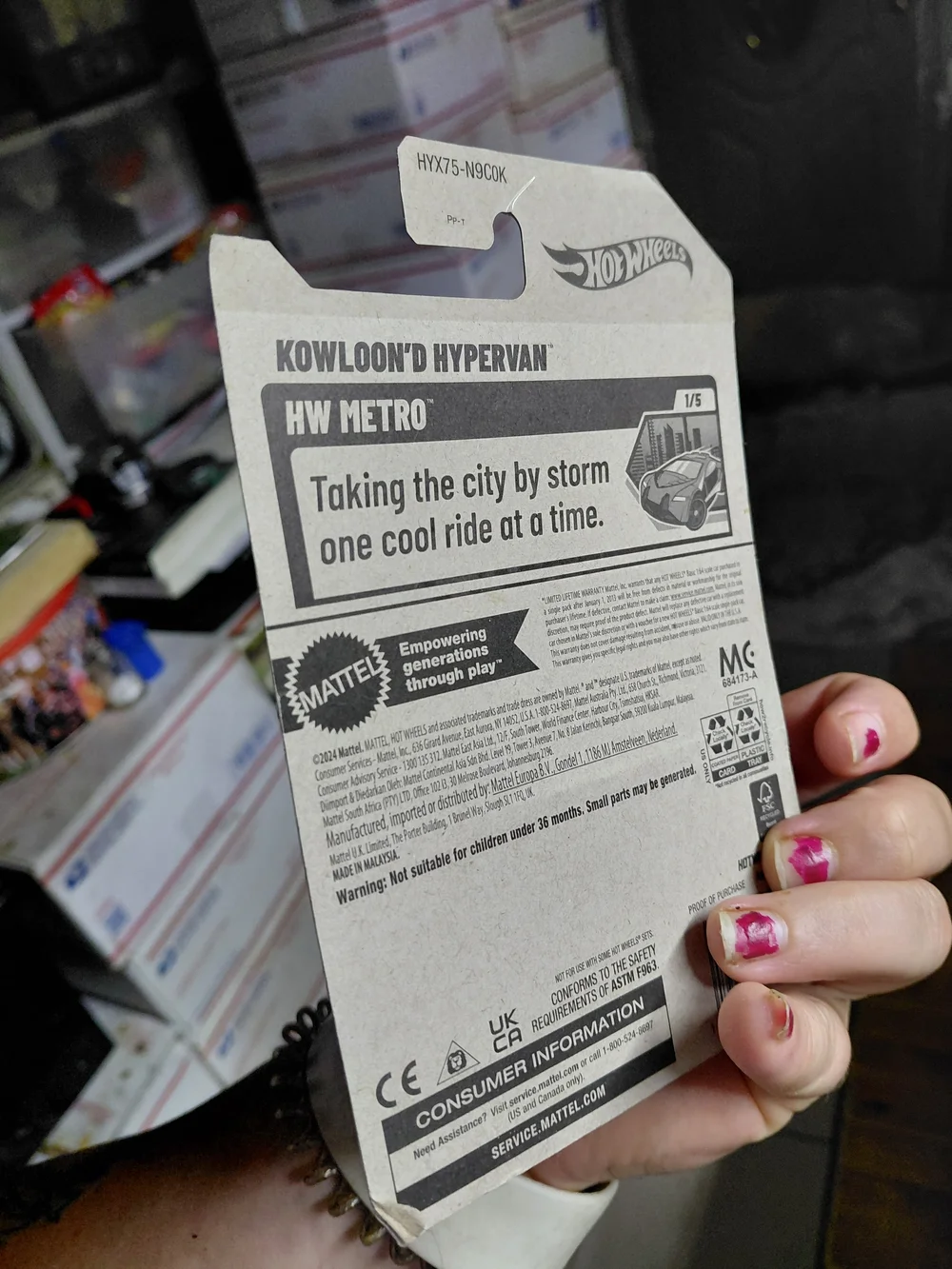 2025 Hot Wheels Kowloon'd Hypervan (Collector #006/250) from the HW Metro 1/5